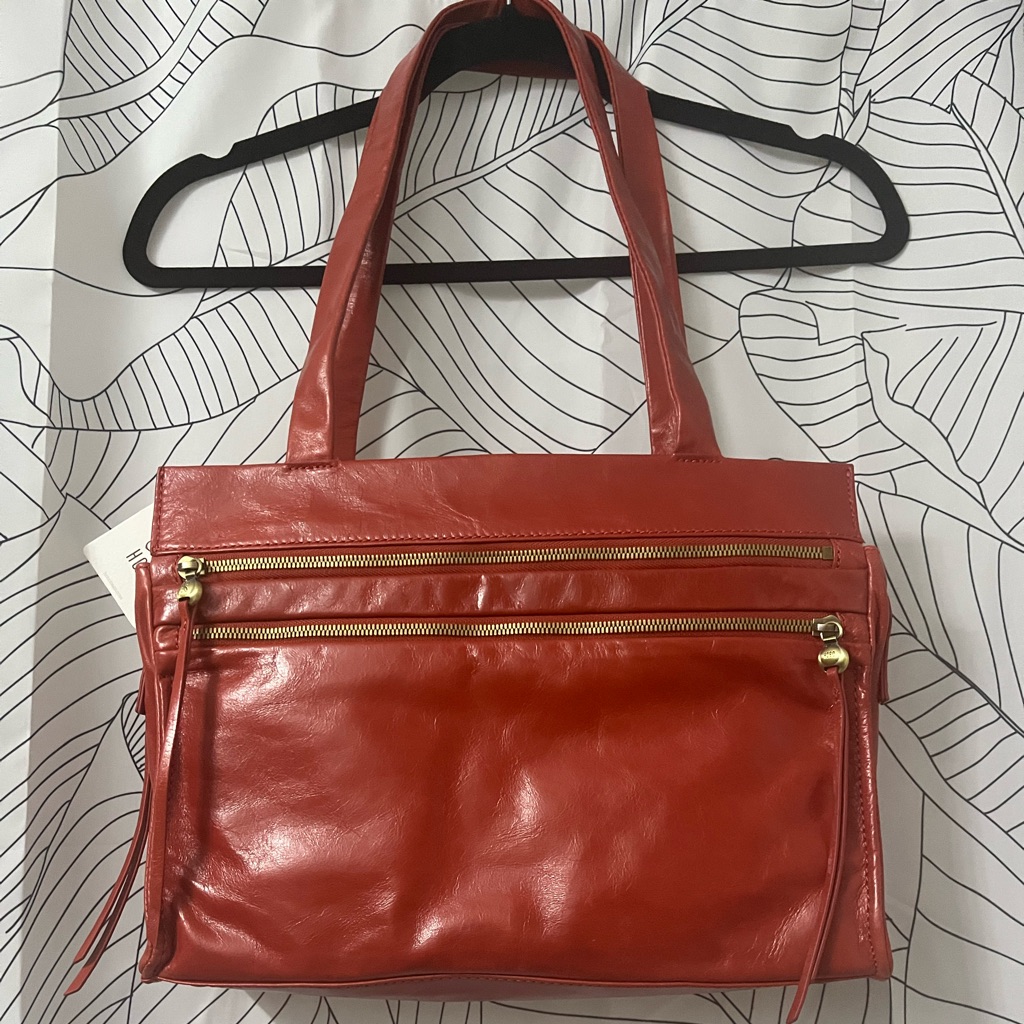 Red Leather New Hobo Bag